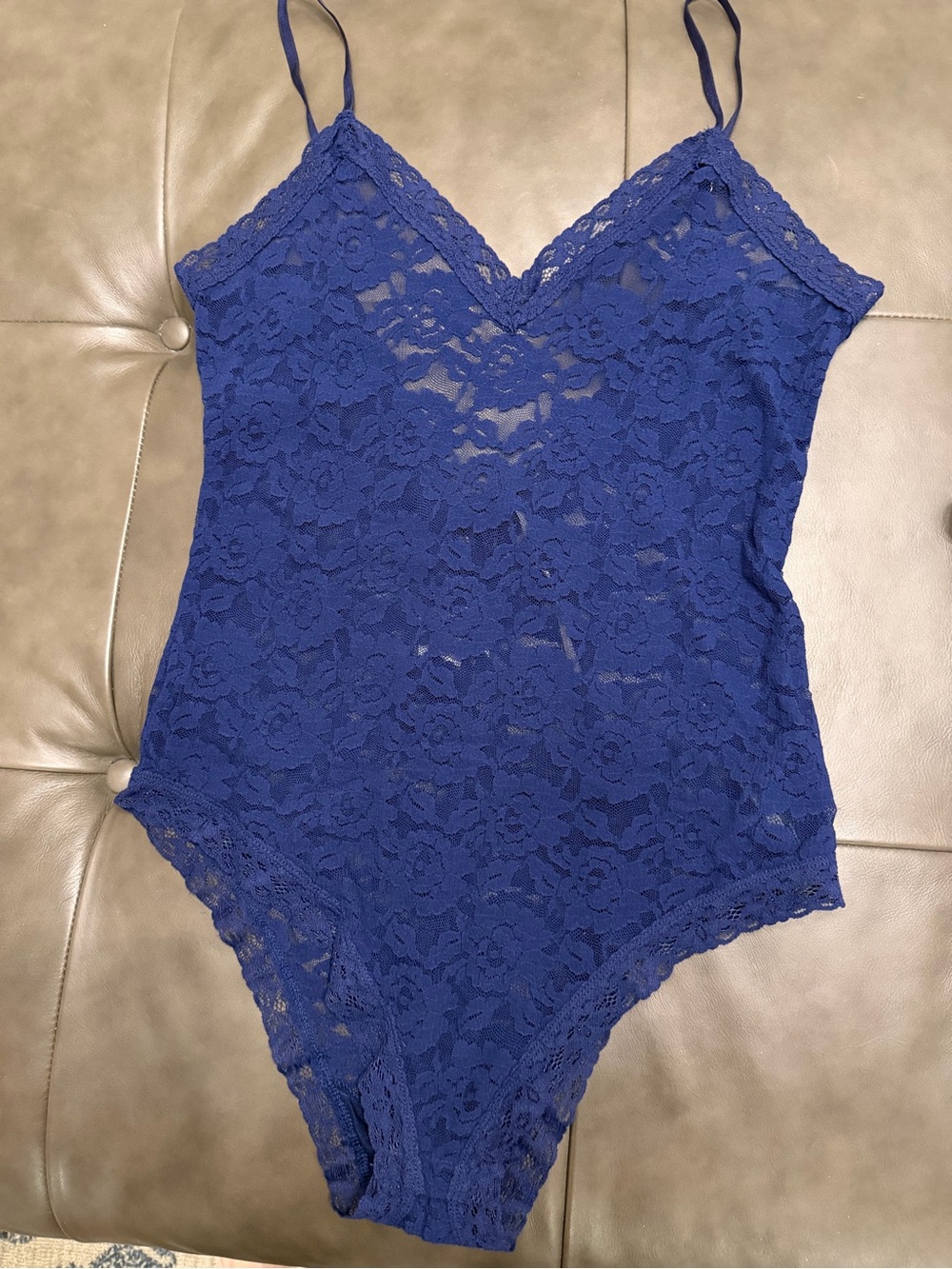 Anthropologie Lace V-Neck Bodysuit